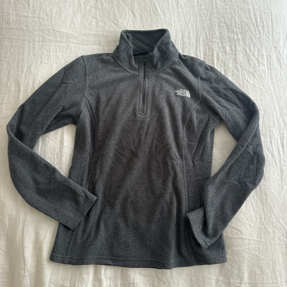 The North Face Gray Quarter-Zip Pullover